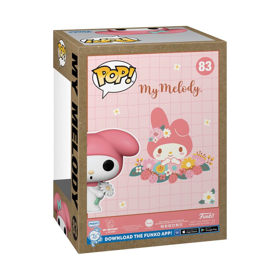 Hello Kitty - My Melody with Flower Pop! Vinyl Figure