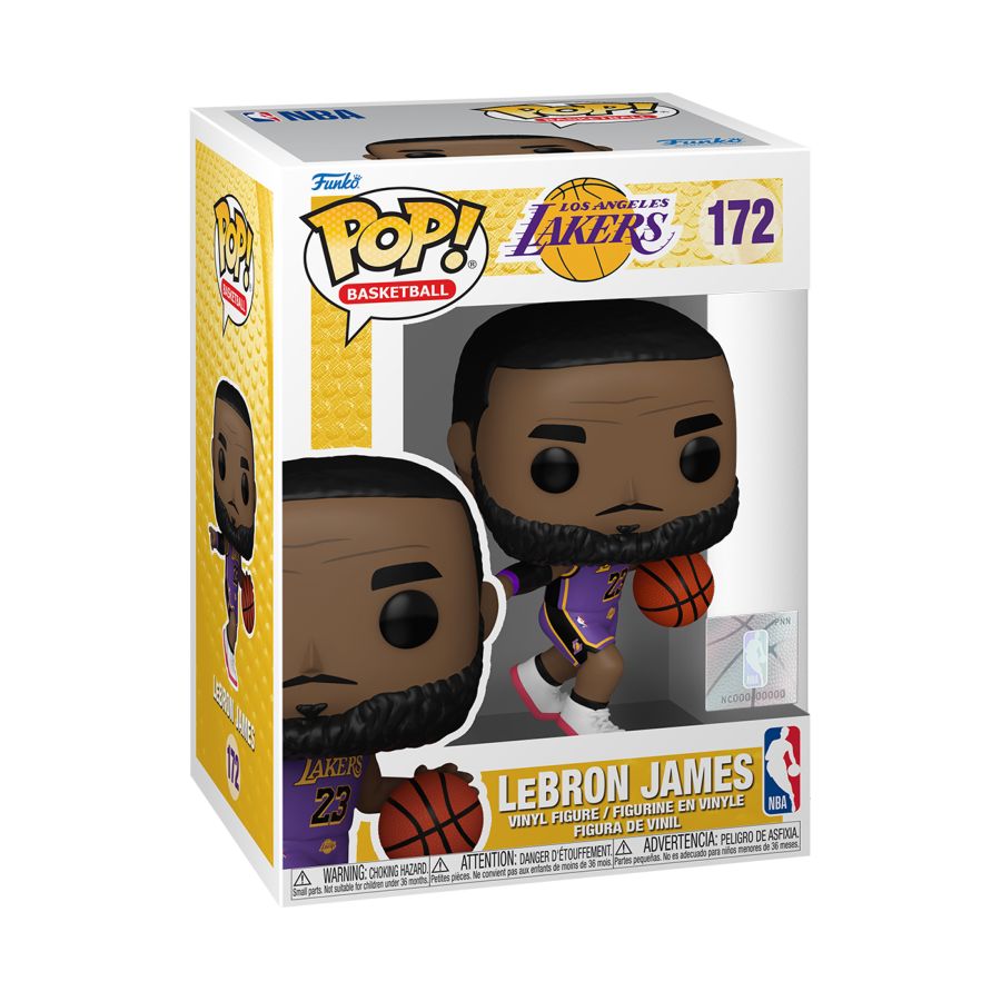 NBA: Lakers - LeBron James (PU #26) Pop! Vinyl Figure