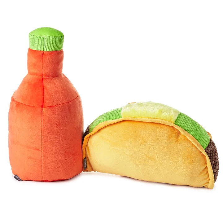 Better Together - Large Taco and Hot Sauce Magnetic Plush