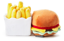 Better Together - Burger and Fries Magnetic Plush