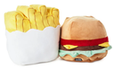Better Together - Large Burger & Fries Magnetic Plush