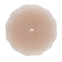 Maisie Swirl Pillar Candle 15cm Latte - Amalfi