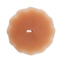 Maisie Swirl Pillar Candle 15cm Nude - Amalfi