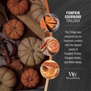 Pumpkin Gourmand Trilogy Medium Candle - WoodWick