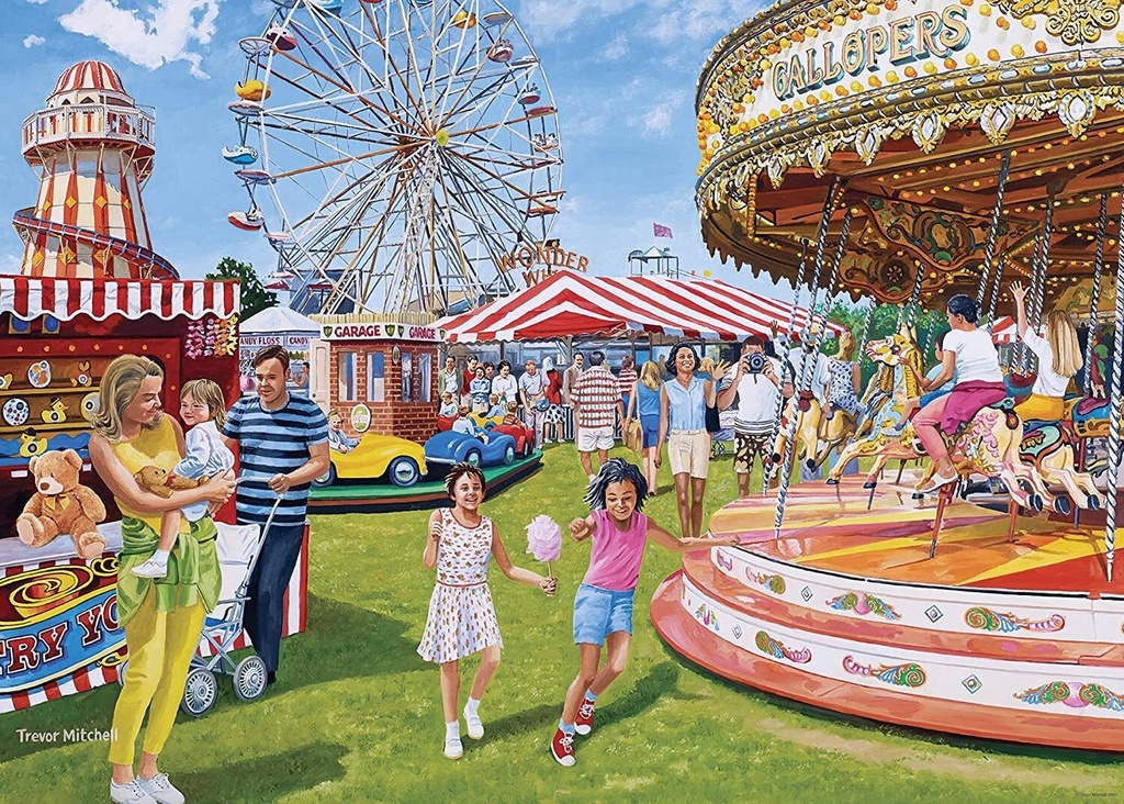 Vintage Fairground Fun 1000pc Puzzle - Ravensburger
