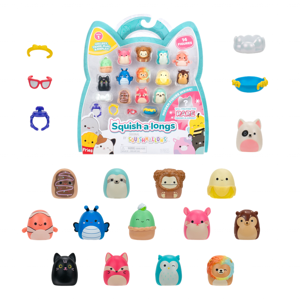 Squishmallows Squish-A-Longs - 14 Pack (Junie Set)