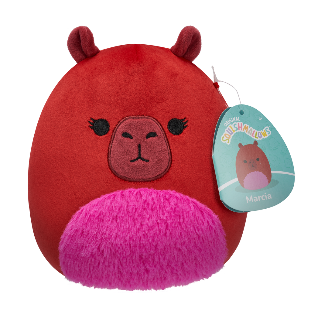 Marcia the Maroon Capybara 7.5 inch Squishmallows Master Assortment A