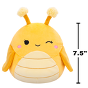 Greer the Winking Yellow Grasshopper 7.5 inch Squishmallows Master Assortment B