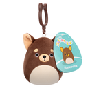 Barkevina the Dark Brown Chihuahua 3.5 inch Squishmallows Clip-On Wave 20 Asst A