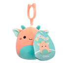 Chitra the Pink and Aqua Goblin 3.5 inch Squishmallows Clip-On Wave 20 Asst A