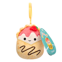 Gasten the Strawberry Crepe 3.5 inch Squishmallows Clip-On Wave 20 Asst A
