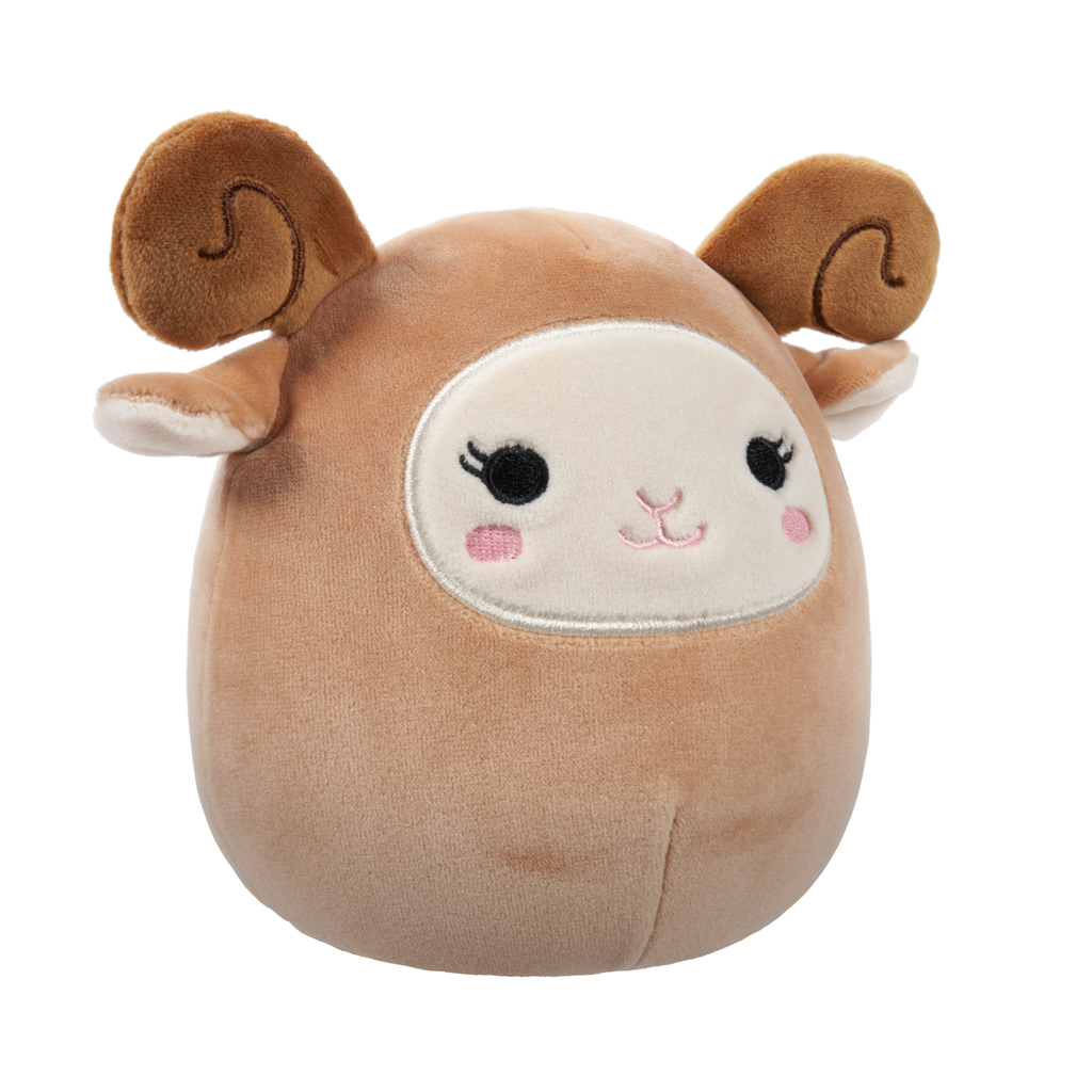 Reggie the Brown Ram 5 Inch Squishmallows Wave 20
