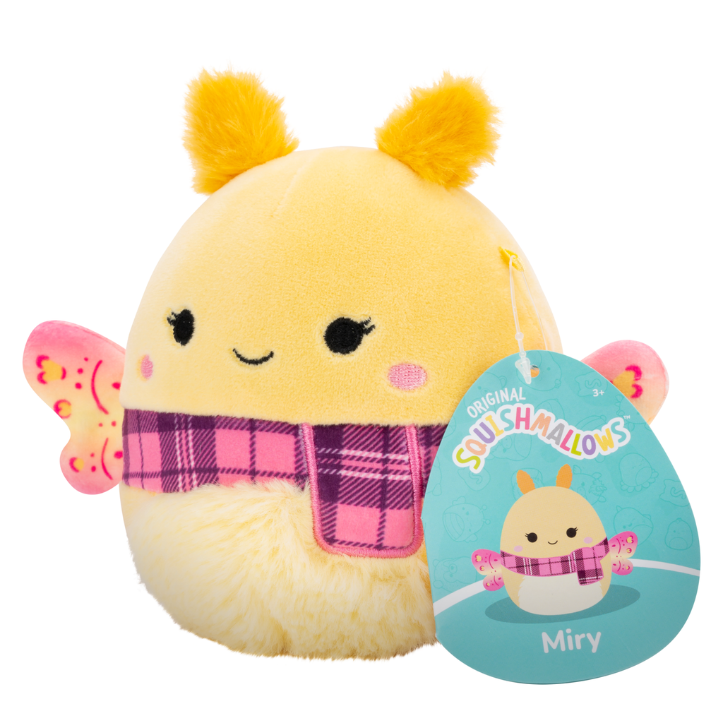 Miry the Yellow Moth 5 Inch Squishmallows Wave 20