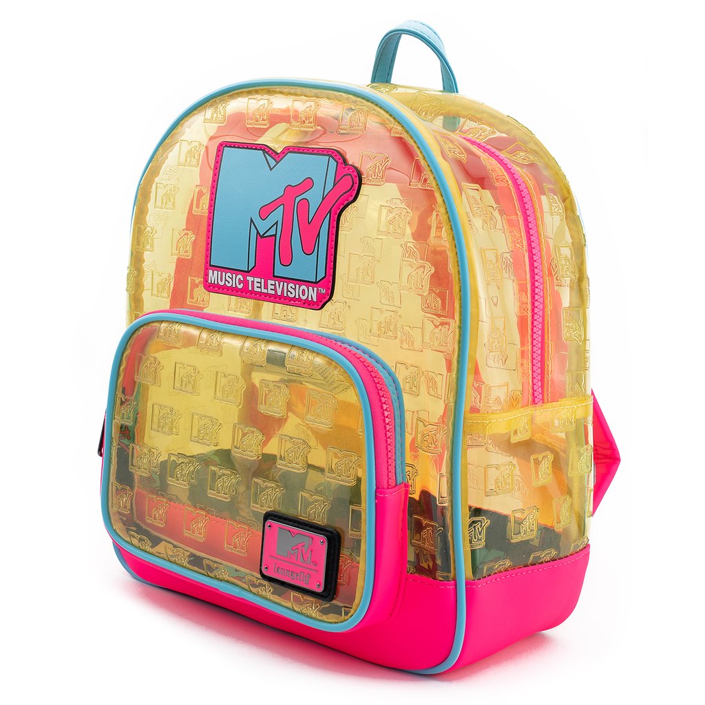 MTV - Clear Neon Mini Backpack - Loungefly