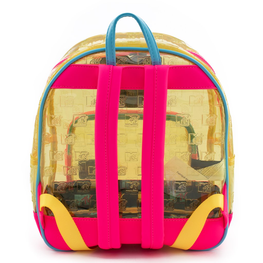 MTV - Clear Neon Mini Backpack - Loungefly