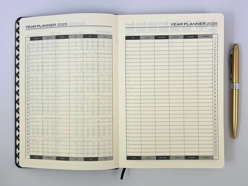 2025 A5 DTP Diary - Coral