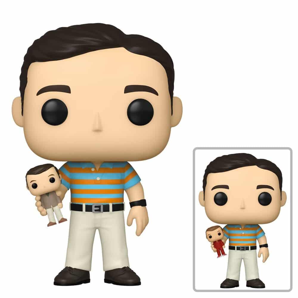 40 Year Old Virgin - Andy with Oscar Goldman Doll Pop! Vinyl (with Chase variant)