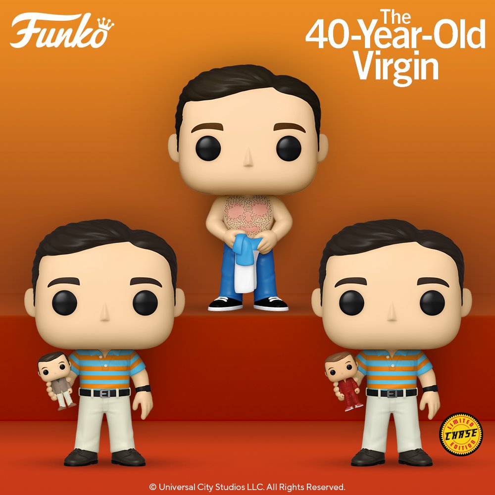 40 Year Old Virgin - Andy with Oscar Goldman Doll Pop! Vinyl (with Chase variant)