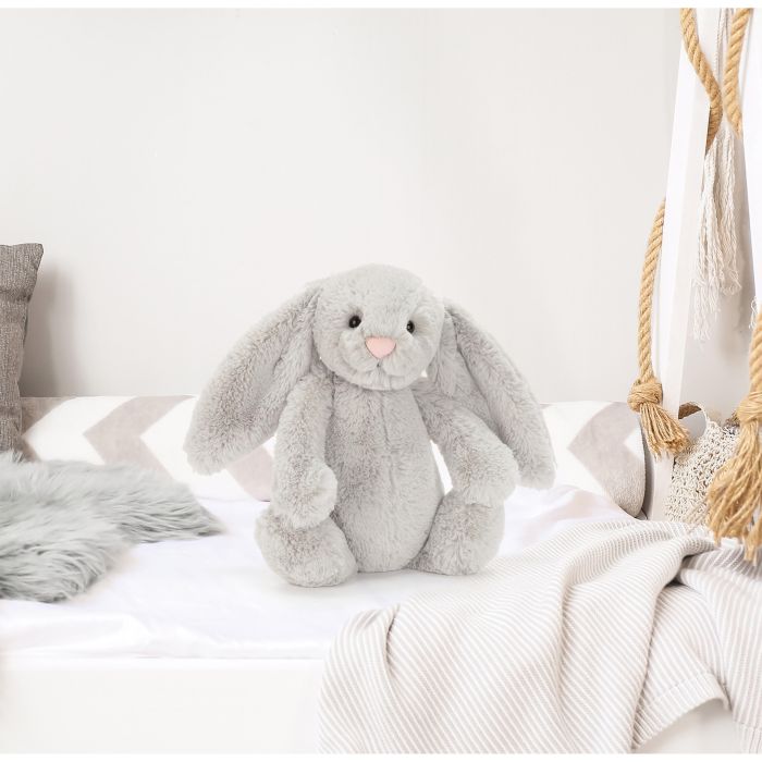 Bashful Silver Bunny Medium - Jellycat