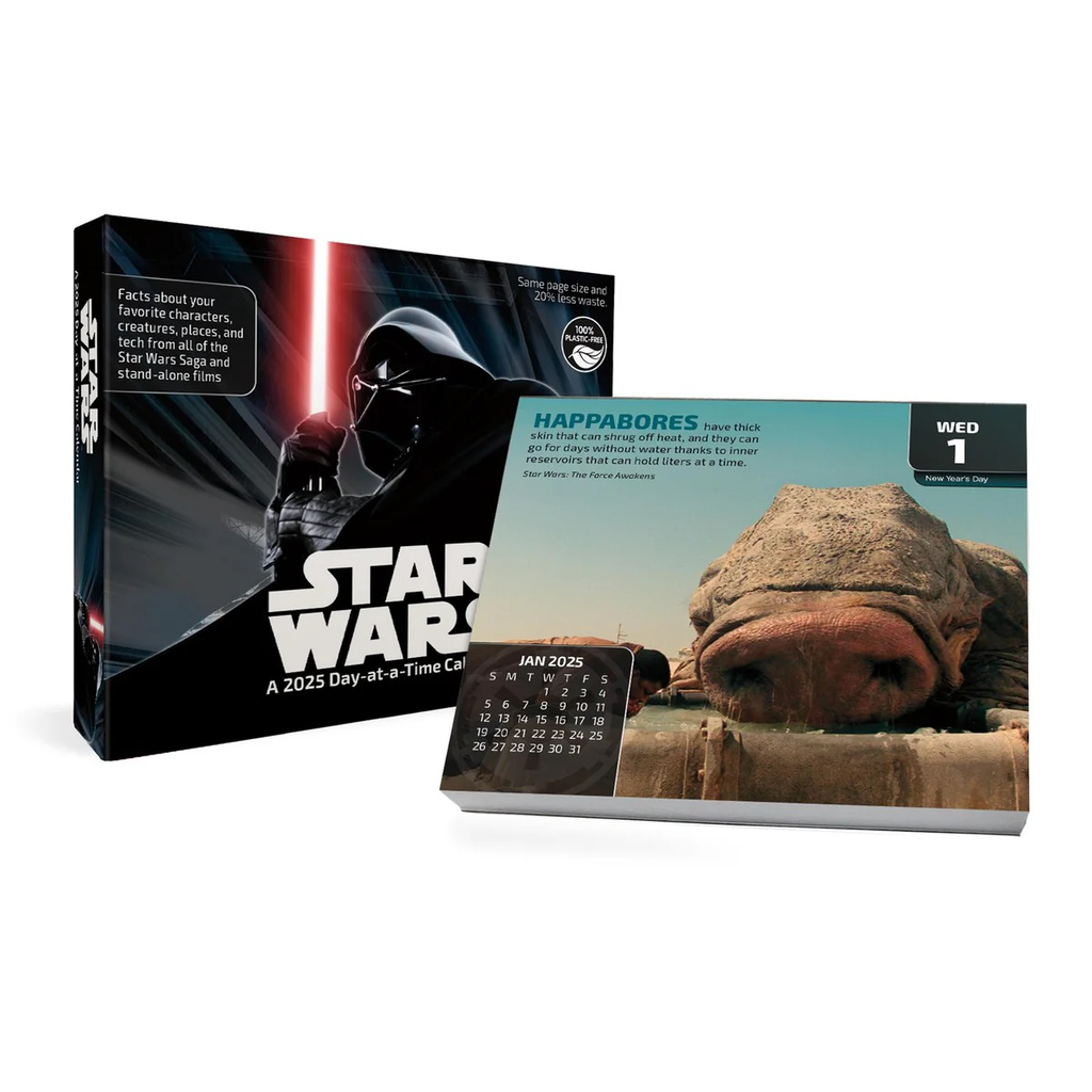 Star Wars Classic 2025 Boxed Desk Block Calendar