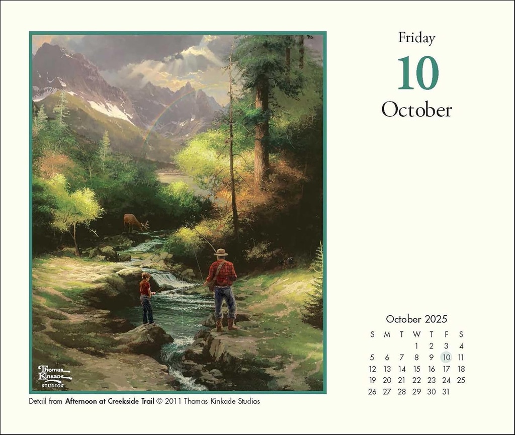 Thomas Kinkade Studios 2025 Boxed Calendar