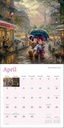 Disney Dreams Collection by Thomas Kinkade Studios 2025 Square Calendar