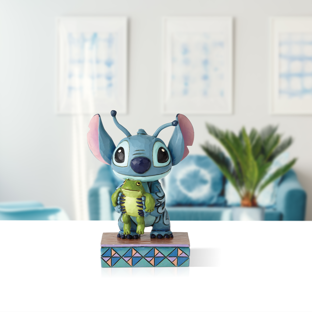 Lilo & Stitch: Stitch with Frog 'Strange Life Forms' Figurine - Disney Traditions by Jim Shore