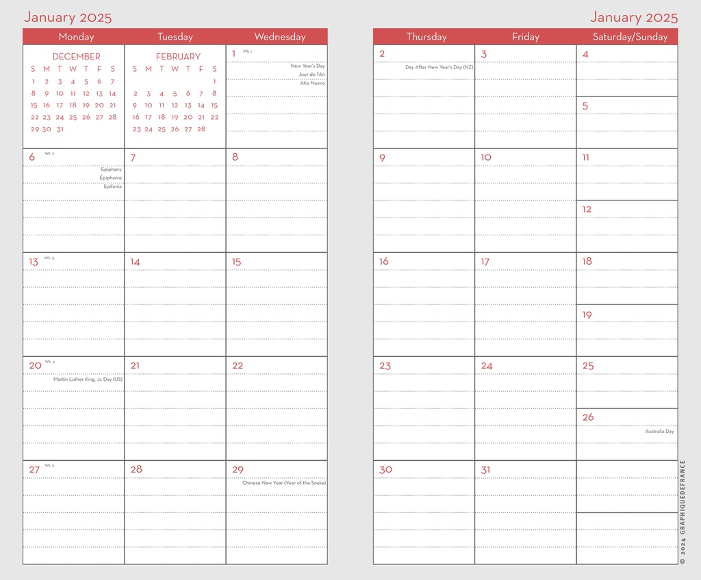 Florentine 2025-2026 Pocket Planner