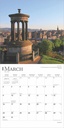 Scotland 2025 Square Calendar