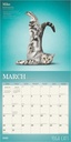 Yoga Cats 2025 Square Calendar
