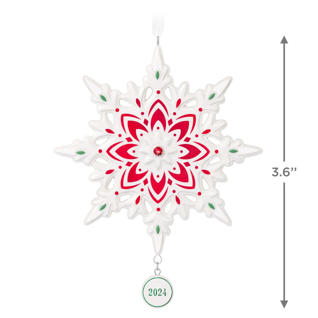 Snowflake 2024 Christmas Keepsake - Hallmark