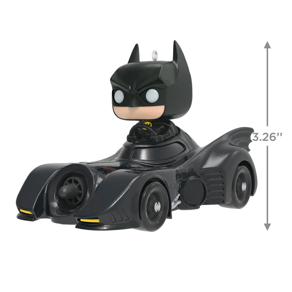 Funko POP DC 1989 Batman In His Batmobile 2024 Christmas Keepsake - Hallmark