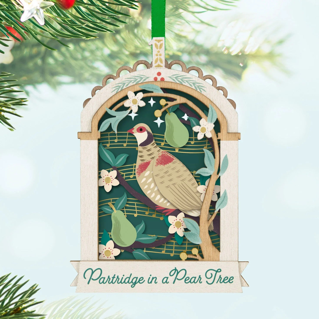 Twelve Days Of Christmas Partridge In A Pear Tree 2024 Christmas Keepsake - Hallmark