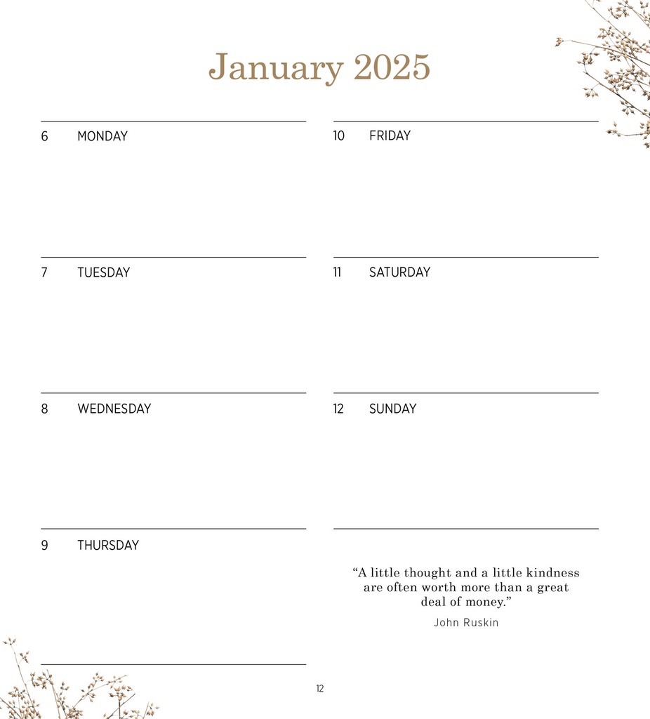 Australian Country Collections 2025 Diary