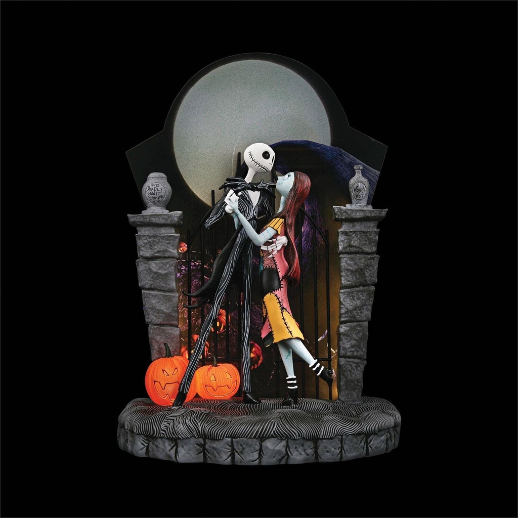 Nightmare Before Christmas: Jack and Sally Light Up Scene - Disney Showcase