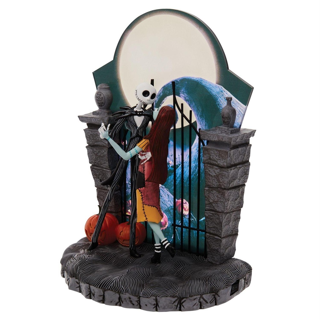 Nightmare Before Christmas: Jack and Sally Light Up Scene - Disney Showcase