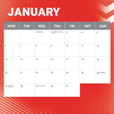 NRL St. George Illawarra Dragons 2025 Calendar