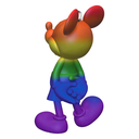 Disney Rainbow Mickey Mouse - 2024 Hallmark Keepsake Christmas Ornament