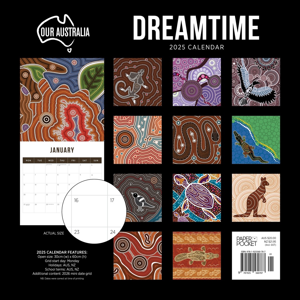 Our Australia - Dreamtime 2025 Calendar