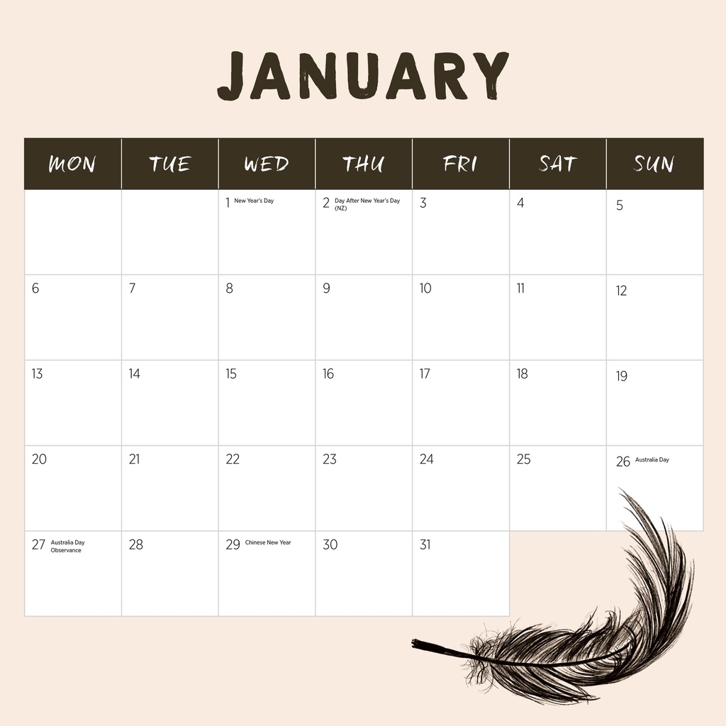 Our Australia - Exotic Birds 2025 Calendar