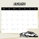 Classic Cars 2025 Calendar
