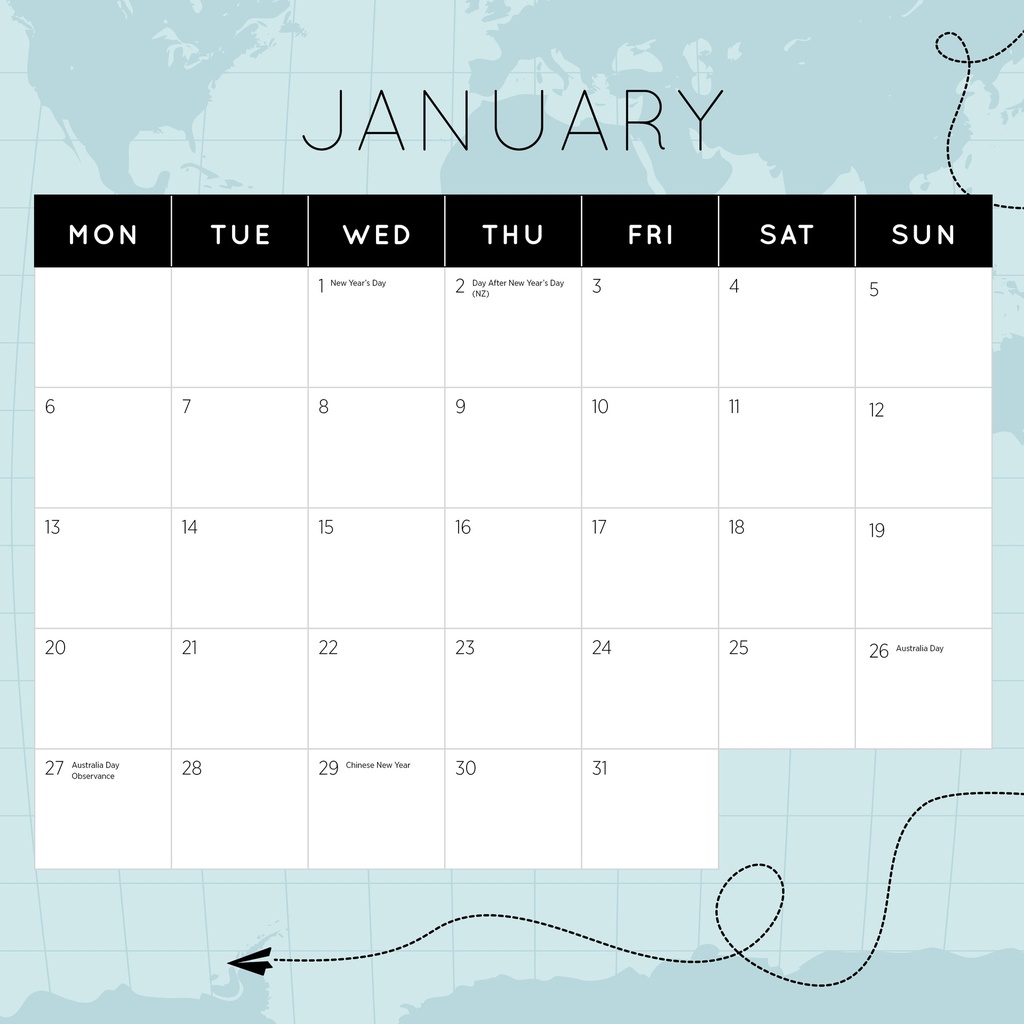 Greatest Drone Shots 2025 Calendar