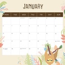 Sloths 2025 Calendar
