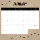 Meerkats 2025 Calendar