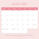 Ballet 2025 Calendar