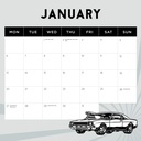 Hot Monaros 2025 Calendar