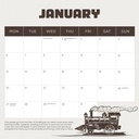 Steam Trains 2025 Calendar