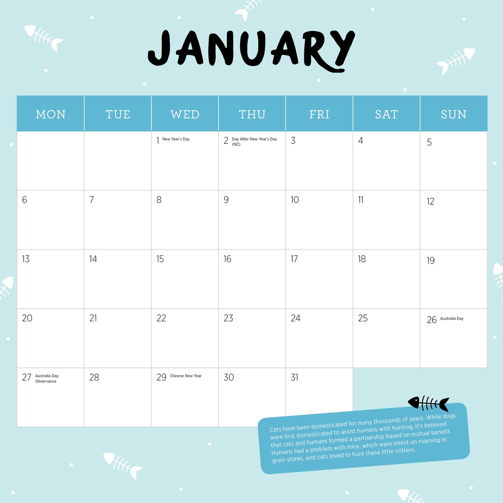 Ragdolls 2025 Calendar