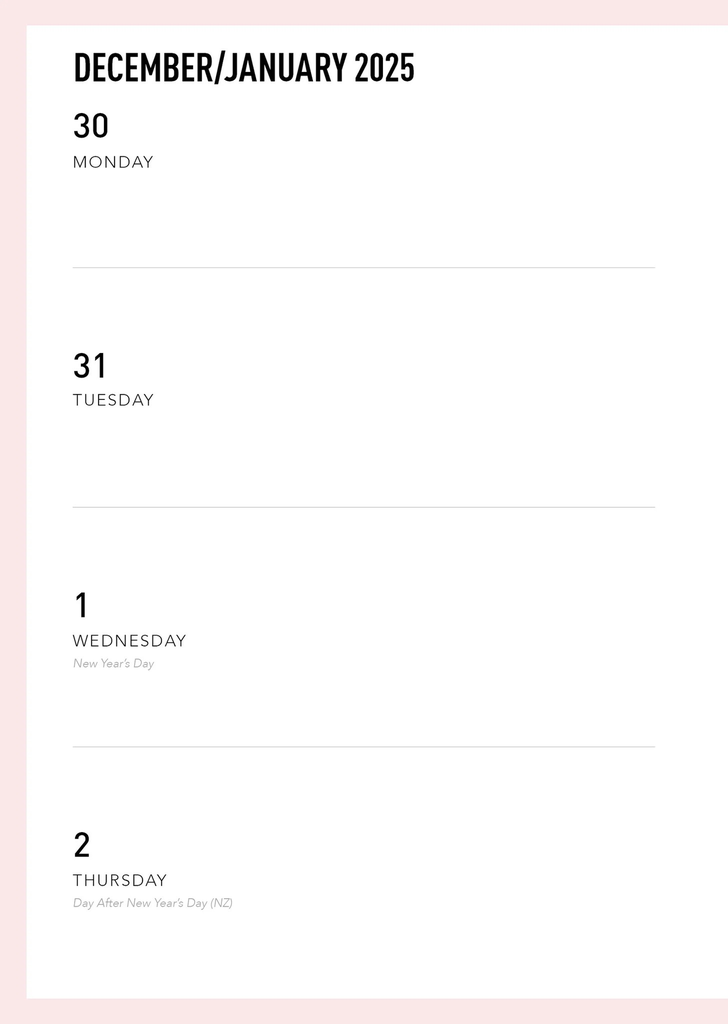 WellBeing Mindfulness 2025 Diary