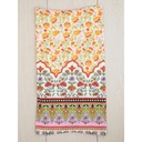 Boho Bandeau - Lilac Orange Border